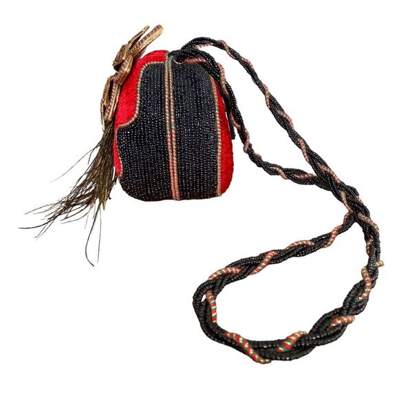 Mary Frances Beaded Poinsettia Purse - Picture 2 of 13